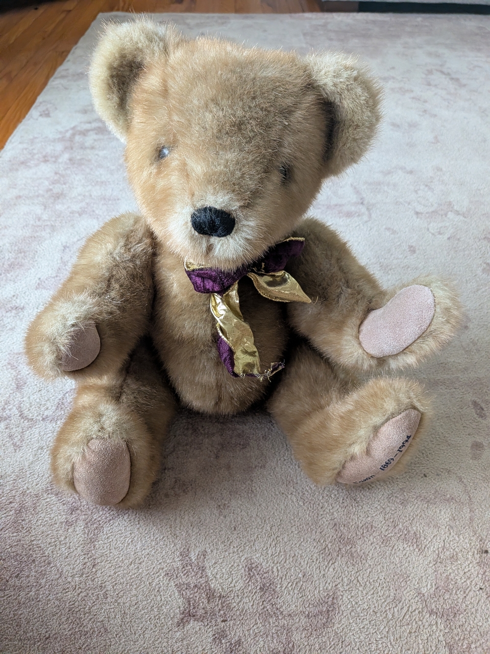Vintage 1994 Eaton's 125th Anniversary Commemorative Teddy Bear 1869-1994.